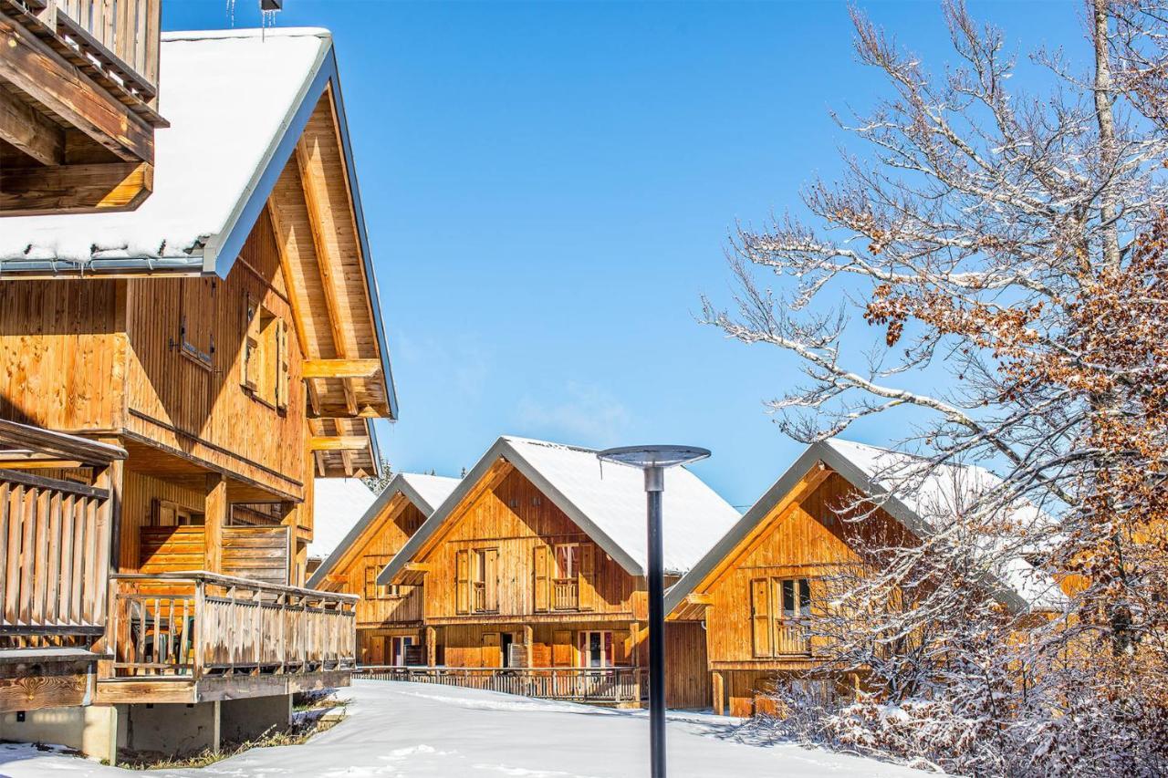 Madame Vacances Les Chalets Du Berger Premium*** La Feclaz Bagian luar foto