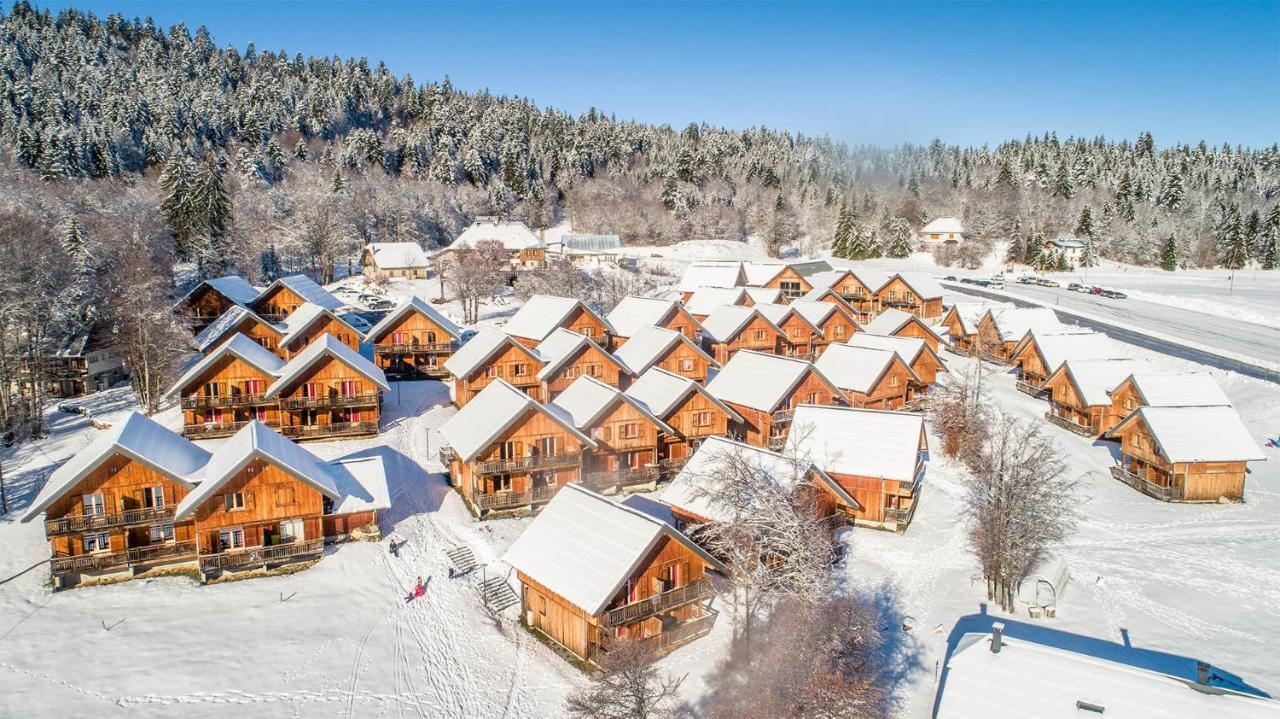 Madame Vacances Les Chalets Du Berger Premium*** La Feclaz Bagian luar foto