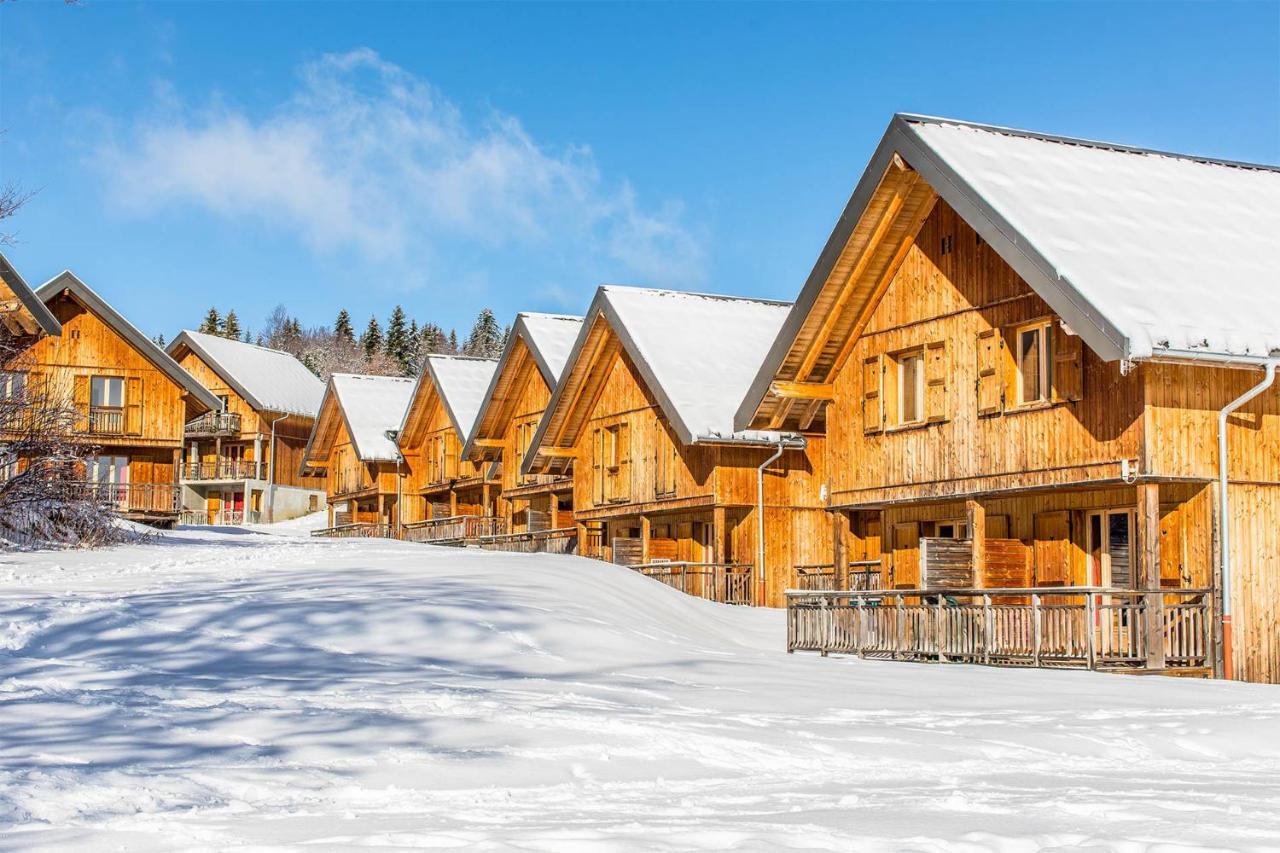 Madame Vacances Les Chalets Du Berger Premium*** La Feclaz Bagian luar foto